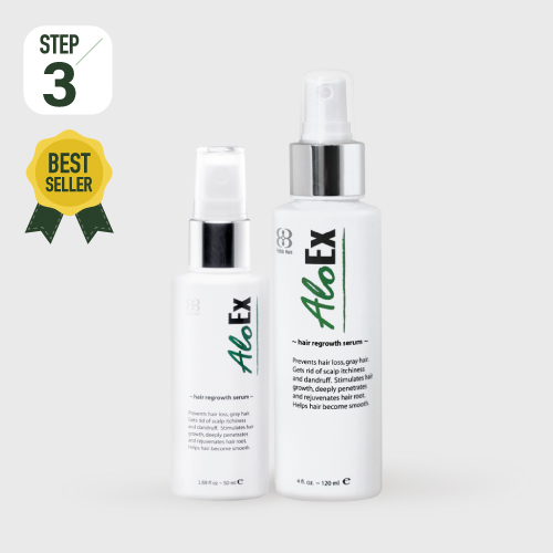 AloEx Hair Regrowth Serum – เซรั่มสมุนไพรลดผมขาดร่วง